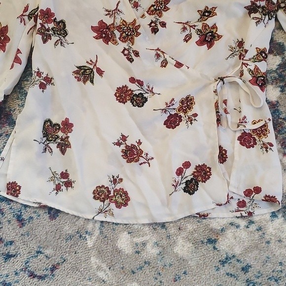 A.L.C Ray Silk Wrap Blouse- 0 - Picture 5 of 11